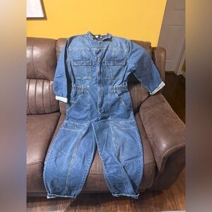 Universal Thread Blue Denim Jumpsuit